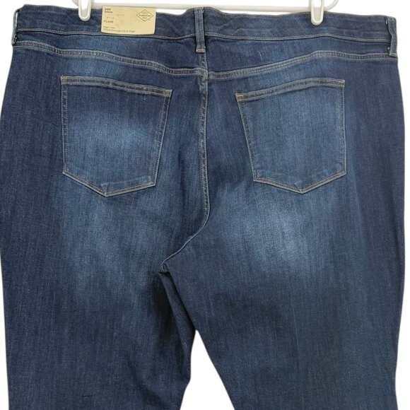 St Johns Bay Women's Stretch High-Rise Flare Jeans Plus Sz 24W Tummy Control NWT - Picture 4 of 12